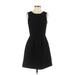 Madewell Casual Dress - A-Line: Black Solid Dresses - Women's Size 2