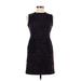 RED Valentino Casual Dress - Sheath Crew Neck Sleeveless: Purple Solid Dresses - Women's Size 40