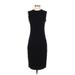 Vince. Casual Dress - Sheath Crew Neck Sleeveless: Black Solid Dresses - Women's Size X-Small