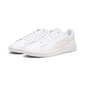 PUMA Women's Vikky V3 LTHR Sneaker, White-Galaxy Pink, 8 UK