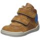 Superfit Superfree First Walking Shoes, Brown Blue 3000, 4.5 UK Child