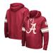 Men's Colosseum Crimson Alabama Tide Big & Tall Hockey Lace-Up Pullover Hoodie