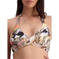 Moontide Womens Underwired Bikini Top - Pink Polyamide - Size 30DD-E