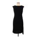 Chetta B Casual Dress - Sheath: Black Solid Dresses - Women's Size 6