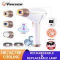 Vancostar-Épilateur laser sans fil aste 4 en 1 lampe de resubdivision refroidissement indolore en