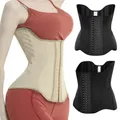 Latex Waist Trainer Angel's Wing Corset for Abdominal Contraction Fitness Exercise Steel Bones