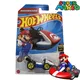 Hot Wheels Super Mario Bros Car Toy Anime Children Auto Race Sport Car 1:64 Alloy Diecast Model Toy