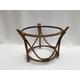 Midcentury Bamboo Cane Plant Pot Holder, Planter Stand