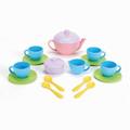 Green Toys 8645425 - Teeservice, rosa/blau/grün, Kinderküche, 17-teilig - Carletto Deutschland / GREENTOYS