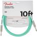 Fender original series cable (10 ft surf green) 2023 - Green