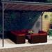 Buyweek 13 Piece Patio Lounge Set with Cushions Brown Poly Rattan