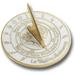 Nautical-Mart First Wedding Anniversary Sundial Gift Idea is A Great Present for Him for Her Or for A Couple to Celebrate 1 Year of Marriage (1st Anniversary)