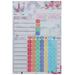 Hemoton Magnetic Reward Chart Housework Chart Chore Recording Sheet Magnetic Behavior Chart for Kids
