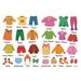 Hemoton 1 Set Kids Dresser Clothing Decals Clothing Sort Stickers Removable Clothes Classification Labels