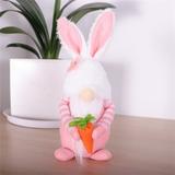 WQJNWEQ Home Decor Easter Bunny Shape Cute Faceless Doll Candy Jaration Ornaments Holiday Sales Promotion