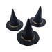 Hemoton 12pcs Mini Witch Hats Halloween Miniature Witch Caps Decorative Doll House Mini Hat Props