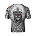 Raven Fightwear Men s Norseman BJJ Rash Guard Short Sleeve MMA White