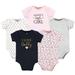 Hudson Baby Infant Girl Cotton Bodysuits Girl Daddy 5Pk Preemie