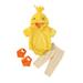 Baby Halloween Chicken Costume Fall Outfits Fur Hoodies Rompers Long Pants Flippers Photography Props Clothes Set