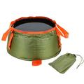 Midsumdr Portable Folding Wash Basin Lightweight and Durable Compact Collapsible Foldable Water Bucket Container for Camping Hiking Fishing Travelling Camping Gear Must Haves
