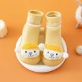 LYCAQL Toddler Shoes Toddler Shoes Sheep Socks Cute Cartoon Sheep Socks Shoes Toddler Floor Shoes Tennis Shoes for Girls (Yellow 8 Toddler)