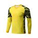 iiniim Boys Soccer Goalkeeper Jersey Padded Protection Goalie Shirt Basketball Game Training Top 7-18 Yellow 11-12