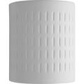 HTYSUPPLY P560044-030 Ceramic Sconce Outdoor White