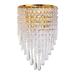 Crystal Chandelier Wall Lamp Pendant Light Fixture Lighting Modern Gold Decor