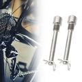 2Pcs Bike Disc Brake Bolts Bike Caliper Bolts with Circlips M4 Thread Bike Accessories 3mm Pin Inserts Screw Titanium Bolt Bike Brake Screws