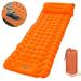 Camping Sleeping Pad with Pillow Built-in Pump Ultralight Inflatable Sleeping Mat Waterproof Camping Air Mattress for Backpacking Hiking Tent Traveling