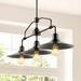 JONATHAN Y Victoria 10.5 1-Light Bohemian Farmhouse Iron LED Pendant Oil Rubbed Bronze by JONATHAN Y 3 3 Light