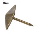 Upholstery Door Nail 50Pcs Upholstery Door Nail Retro Cyan Bronze Iron Decorative Furniture Hardware Accessories