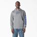 Dickies Men's Water Repellent Workwear Graphic Hoodie - Heather Gray Size Lt (TW22D)