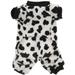 Hemoton 1Pc Elastic Corgi Sleepwear Leisure Pet Costume Dog Home Dressing (Black White)