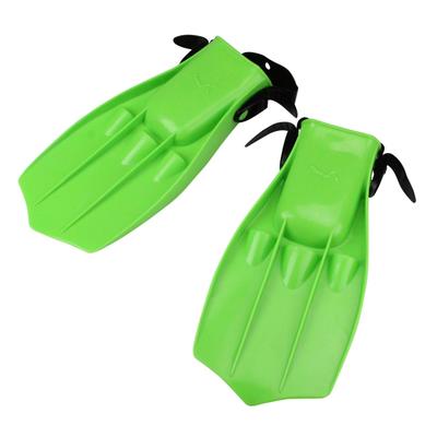 11.25" Florescent Green Dolphin Recreational Swim Fins - Children's