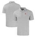 Men's Cutter & Buck Gray/White San Francisco Giants Big Tall Forge Eco Double Stripe Stretch Recycled Polo