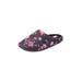 Wide Width Women's The Carita Clog Slipper by Comfortview in Floral (Size XXL W)