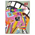A3 Scrapbooks - 30 Pages Staple Bound Scrapbooks 5 Assorted Colours 70 GSM Recycled Paper Sheets for Art & Craft Projects Scrapbooking Albums Photo Memory Book for Children Kids Adult (Pack of 24)