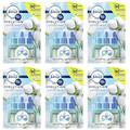 Febreze Ambi Pur 3Volution Air Freshener Plug in Diffuser Refills, Pack of Six, 6 x 20 ml, Cotton Fresh Scent