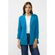 Longblazer STREET ONE Gr. 34, blau (alaska blue) Damen Blazer