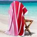 Breakwater Bay Faded Stripes Cotton Velour Terry Oversized Beach Towel 100% Cotton | Wayfair A1BD6C516B4F46E1A4C530CA7806ED32