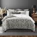 The Tailor's Bed Mocha/Charcoal Standard Cotton 2 Piece Indali Comforter Set Polyester/Polyfill/Cotton | Wayfair IDI-MED-MOC-CMF-CK-3PC