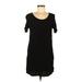 Wilfred Free Casual Dress - Mini: Black Solid Dresses - Women's Size Medium