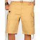 Cargoshorts ALESSANDRO SALVARINI "ASLeon" Gr. W34, Normalgrößen, beige Herren Hosen Cargoshorts