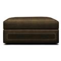 Eleanor Rigby Downtown Cowboy 42" Wide Genuine Leather Rectangle Storage Ottoman Genuine Leather in Brown | 18 H x 42 W x 30 D in | Wayfair