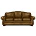 Eleanor Rigby Buckingham 90" Genuine Leather Rolled Arm Sofa Genuine Leather in Brown | 40 H x 90 W x 41 D in | Wayfair BUCK-30-MAE-MUST-NUT-NH5