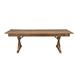 Flash Furniture Eternity Rectangular Solid Pine Farm Dining Table w/ Folding X-Style Legs Wood in Brown | 30 H in | Wayfair XA-F-84X40-XLEGS-GG