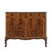 Theodore Alexander Harper 50" Wide 2 Drawer Mahogany Solid Wood Sideboard Wood in Brown/Red | 38 H x 50 W x 18 D in | Wayfair SC61034