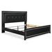 The Twillery Co.® Burley Tufted Low Profile Standard Bed Polyester in Black | King | Wayfair DDBAC7FDCCD843A1B7AD7781F826DD86