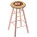 Holland Bar Stool 24" Bar Stool Wood/Plastic/Acrylic in Brown | Bar Stool (30" Seat Height) | Wayfair RC30MSNatIndn-HD